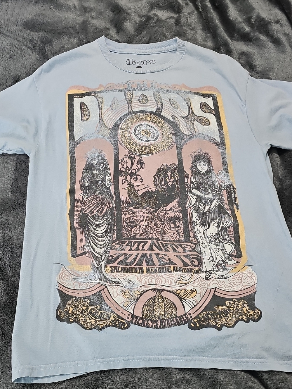The Doors Graphic Short Sleeve Tee - Light Blue